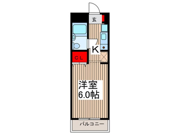 ドミトリ－喜沢の物件間取画像